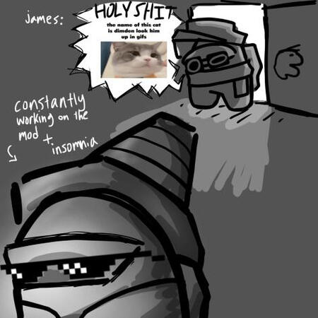 oc with the cone belongs to @swagger2018 on gamejolt